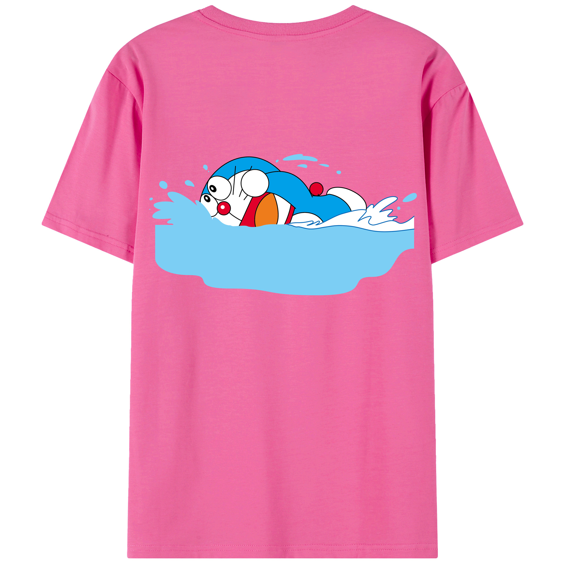 （画像用） ドラえもん Doraemon レディース半袖Tシャツ(バックプリント)